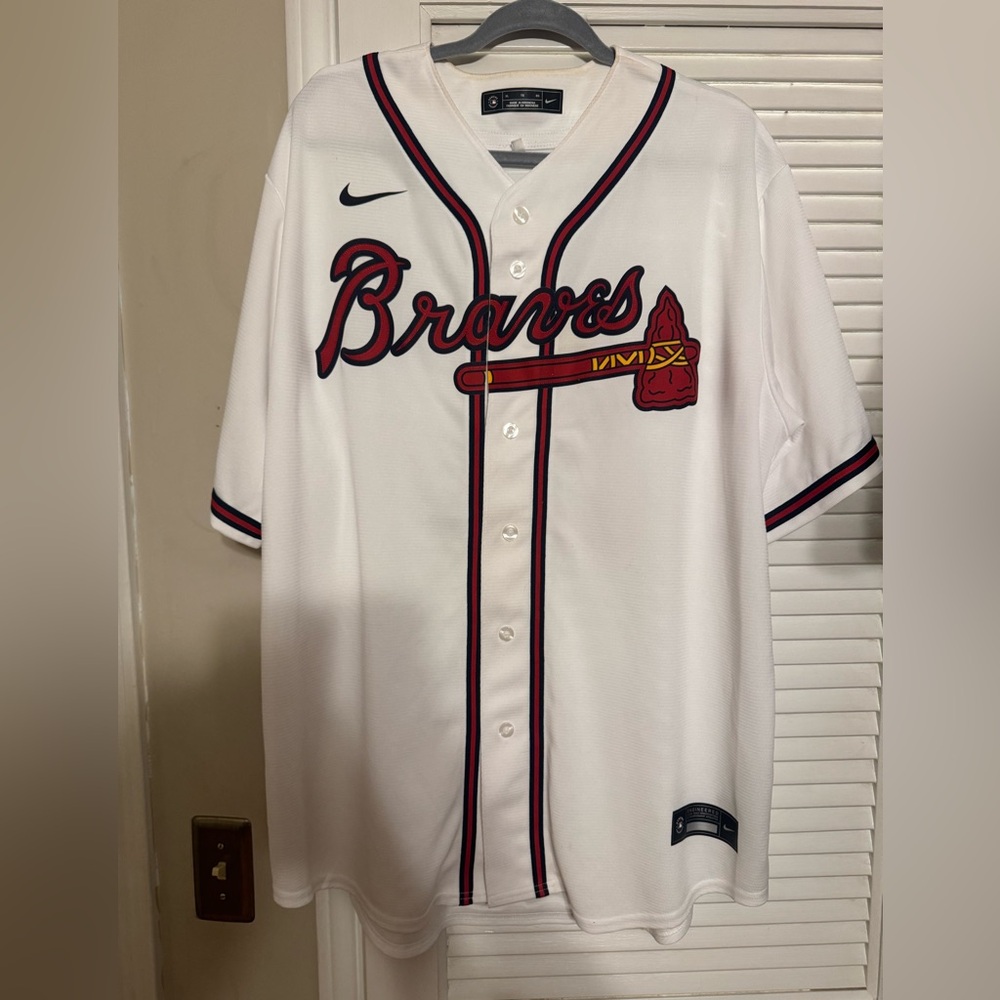 Authentic Matt Olson Atlanta Braves Jersey. Nike